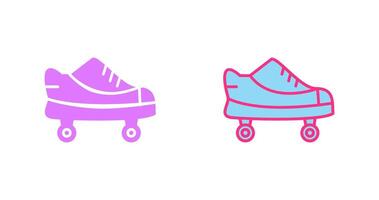 diseño de icono de patines vector