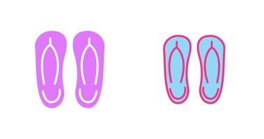 Slippers Icon Design vector