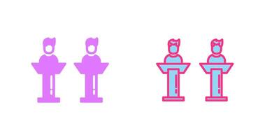 Debate Icon Design vector