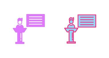 Seminar Icon Design vector