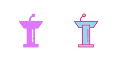 Podium Icon Design vector