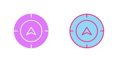 Directional Compass Icon vector