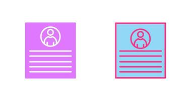 Client Profile Icon vector