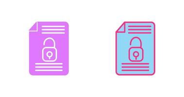 Confidentiality Icon Design vector