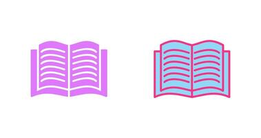 Textbook Icon Design vector