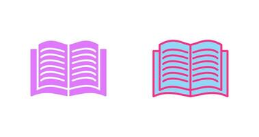 Textbook Icon Design vector