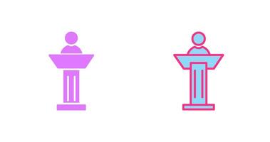 Podium Icon Design vector