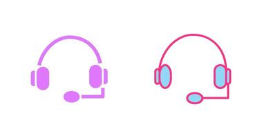 diseño de icono de auriculares vector