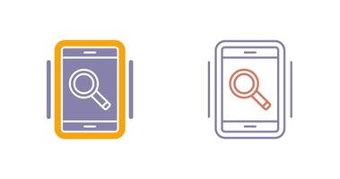 Magnifier Icon Design vector
