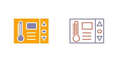 Thermostat Icon Design vector