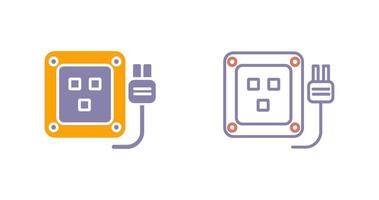 Socket Icon Design vector