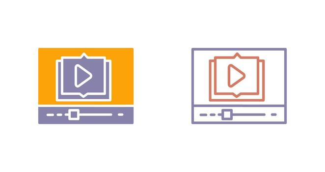 tutoriales icono diseño vector
