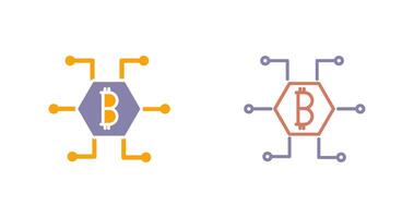 Bitcoin Icon Design vector
