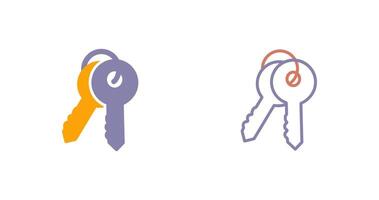 Keys Icon Design vector