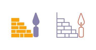 Bricks Icon Design vector