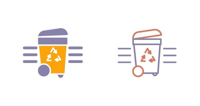 Garbage Icon Design vector