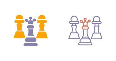 Chess Icon Design vector