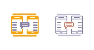 Chatting Icon Design vector