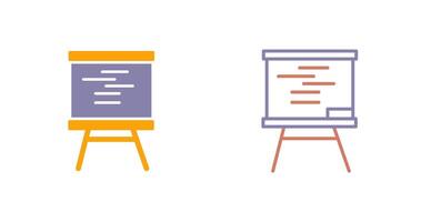 Whiteboard Icon Design vector