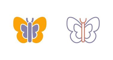 diseño de icono de mariposa vector