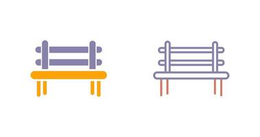 Bench Icon Design vector