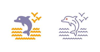 Dolphin Icon Design vector