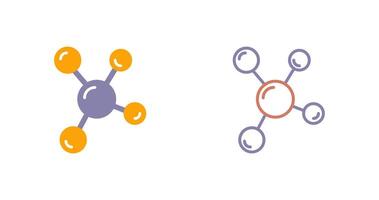 Molecule Icon Design vector