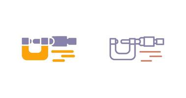 Micrometer Icon Design vector