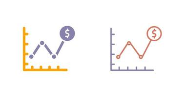 Chart Icon Design vector