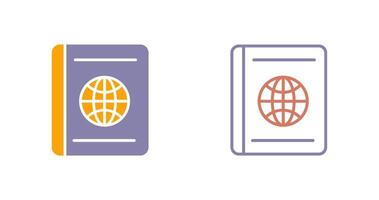 Passport Icon Design vector