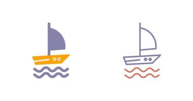 diseño de icono de barco vector