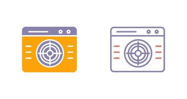 Target Icon Design vector