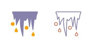 Icicle Icon Design vector