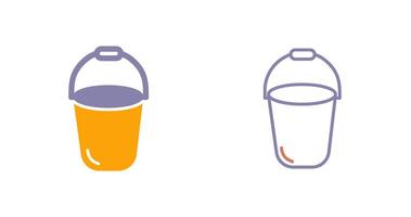 Bucket Icon Design vector