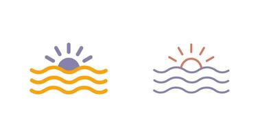 Ocean Icon Design vector