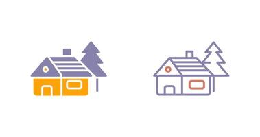 Cabin Icon Design vector