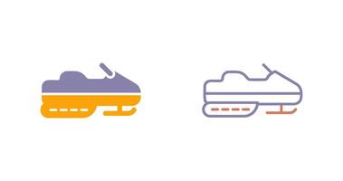 Snowmobile Icon Design vector
