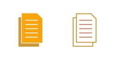 Document Icon Design vector