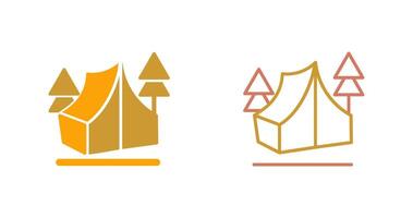 Camp Icon Design vector