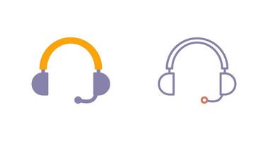 diseño de icono de auriculares vector