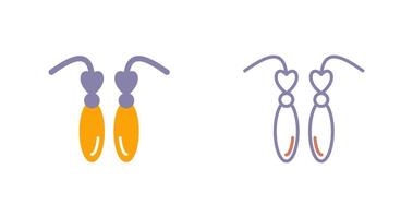 Earrings Icon Design vector