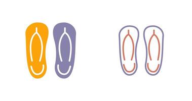 Slippers Icon Design vector