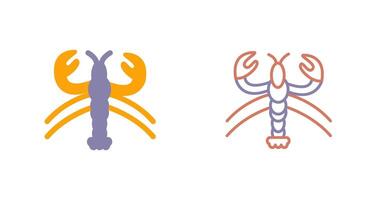 Lobster Icon Design vector