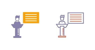 Seminar Icon Design vector