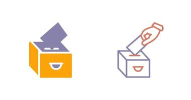 fundición votar icono diseño vector