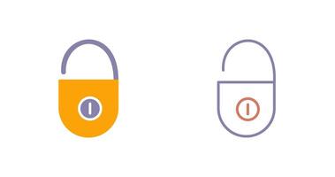 Unlocked Icon Design vector