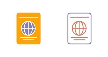 Passport Icon Design vector