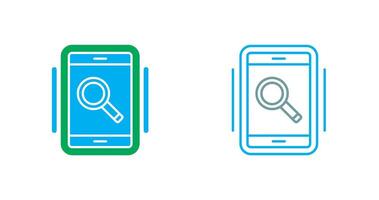 Magnifier Icon Design vector