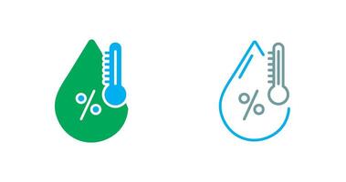 Humidity Icon Design vector