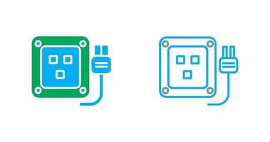 Socket Icon Design vector